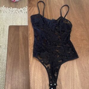 Windsor sheer lace body suit